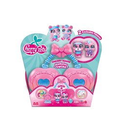 (PREPEDIDO) CHERRY PETS - CHERRY HOUSE - HAMSTER TWINS