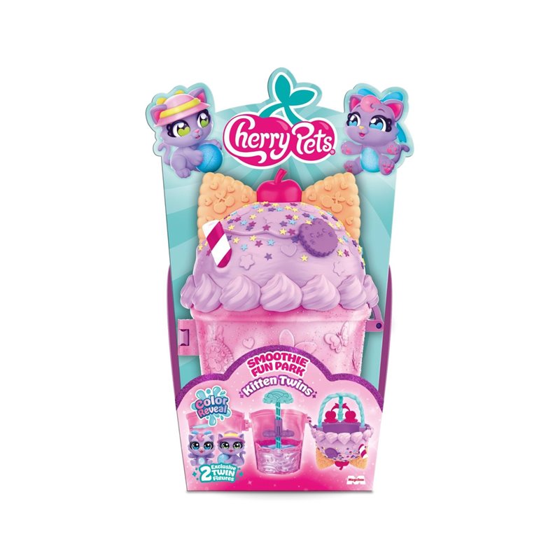 (PREPEDIDO) CHERRY PETS - SMOOTHIE FUN PARKS - KITTEN TWINS