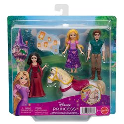 Blister 4 figuras Rapunzel Enredados Disney
