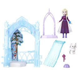 Muñeca Elsa Escondite Helado de Animales Frozen Disney