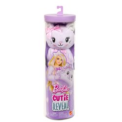 Muñeca Gatito Lila Cutie Reveal Lazos Dulces Barbie