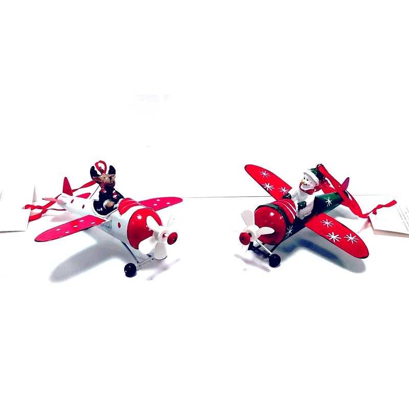 COLGANTE AVIONETA FIGURA 13 CM 3STD