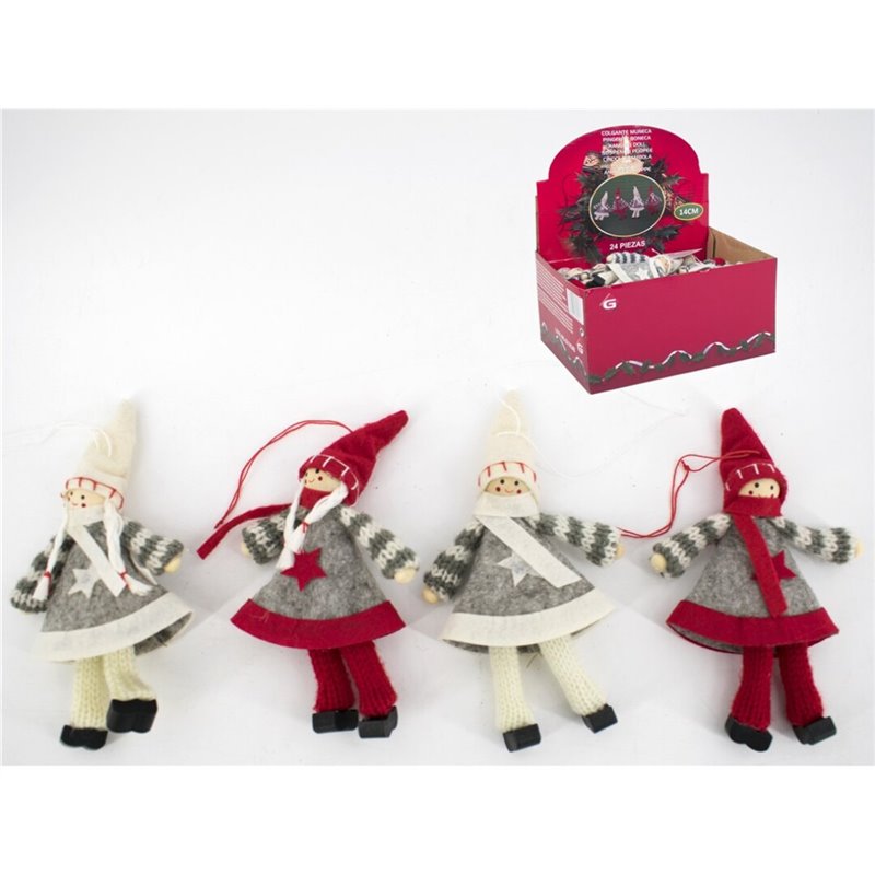 COLGANTE MU�ECA 14CM 4STD