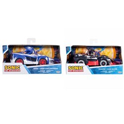 Vehiculo + figura Sonic the Hedhehog 7cm surtido