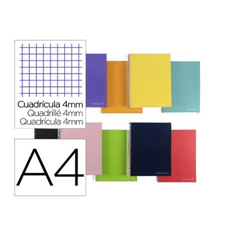 LIDERPAPEL LIBRETA A4 4mm 75g 140H