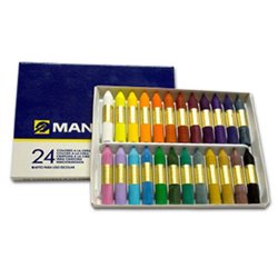 CERAS MANLEY 60MM COLORES SURTIDOS ESTUCHE 24 UD
