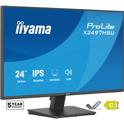 MONITOR IIYAMA PANTALLA PARA PC 60,5 CM (23,8") 1920 X 1080 PIXELES FULL HD LED PANEL IPS MARCO ULTRAFINO HDMI DISPLAYPORT USB