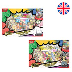 Blister juego cartas Premium Poster Collection Heroes Ascendentes Pokemon surtido ingles
