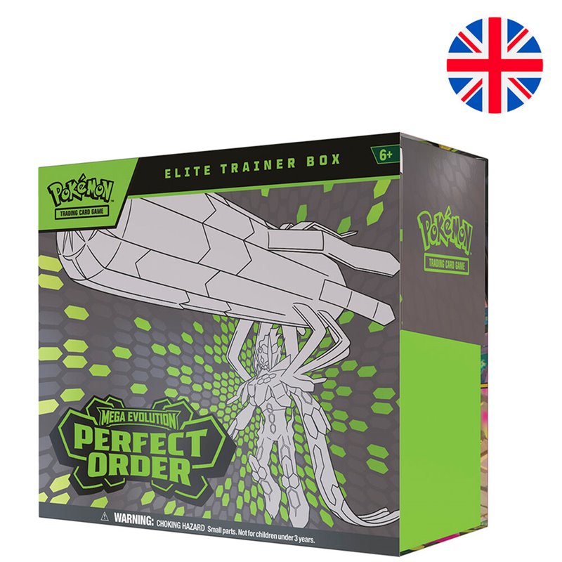 Estuche juego cartas Entrenador Elite Perfect Order Pokemon ingles