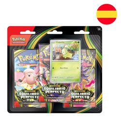 Blister juego cartas 3 sobres Equilibrio Perfecto Pokemon español