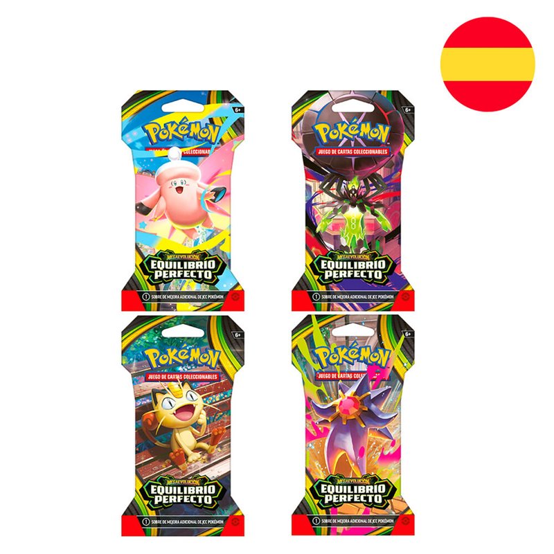 Sobre juego cartas Equilibrio Perfecto Pokemon español surtido