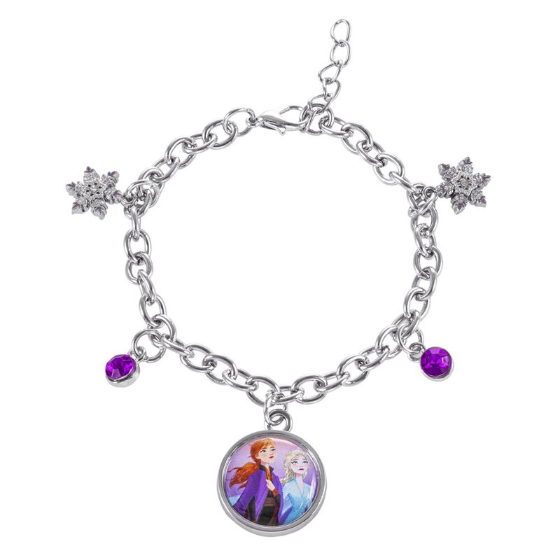 Pulsera charm Frozen Disney plata
