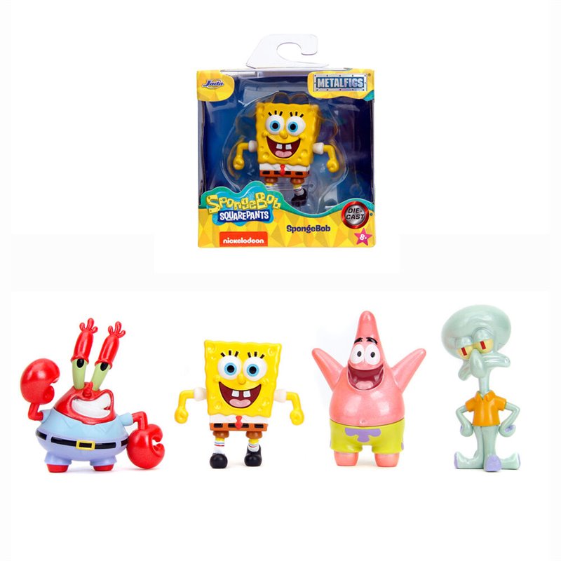 Figura metalfigs Bob Esponja 7cm surtido