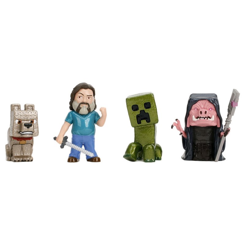 Figura metalfigs Minecraft 7cm surtido