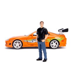 Blister figura Brian + Coche Toyota Supra Fast & Furious