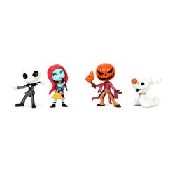 Blister 4 figuras metalfigs Pesadilla antes de Navidad Disney 7cm