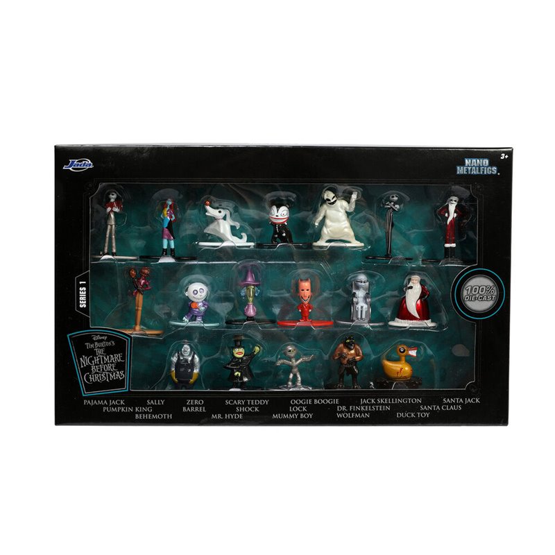 Blister 18 figuras metalfigs Pesadilla antes de Navidad Disney 4cm