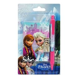 SET LIBRETA Y BOLIGRAFO FROZEN DISNEY