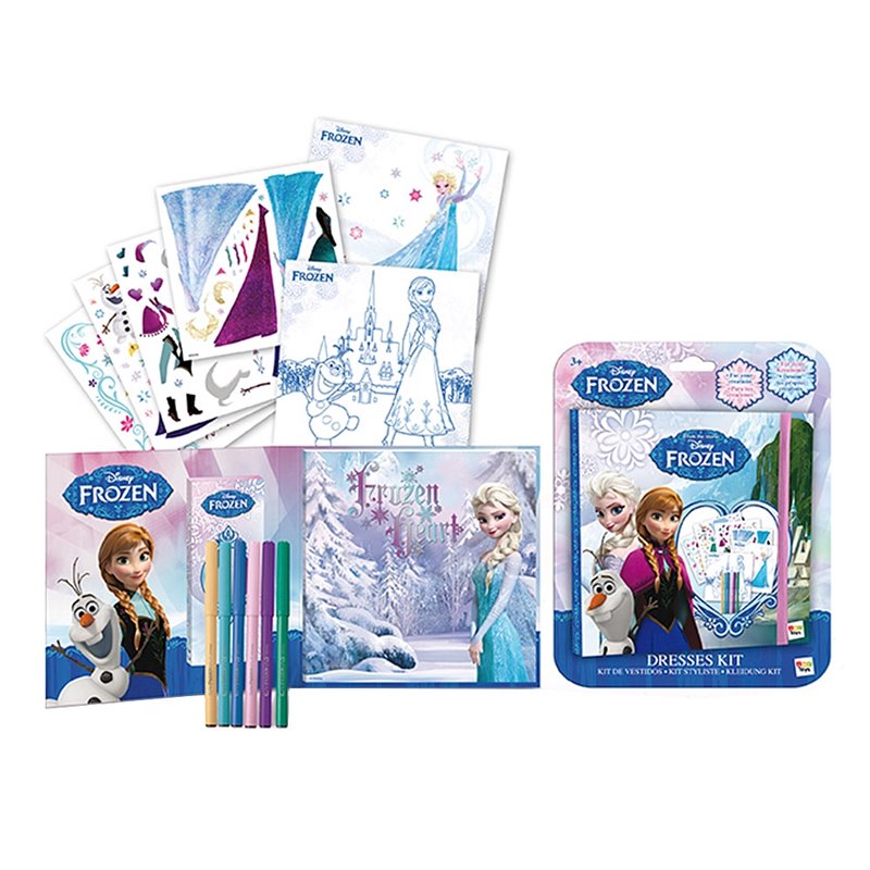 KIT ESTUDIO DE VESTIDOS FROZEN DISNEY