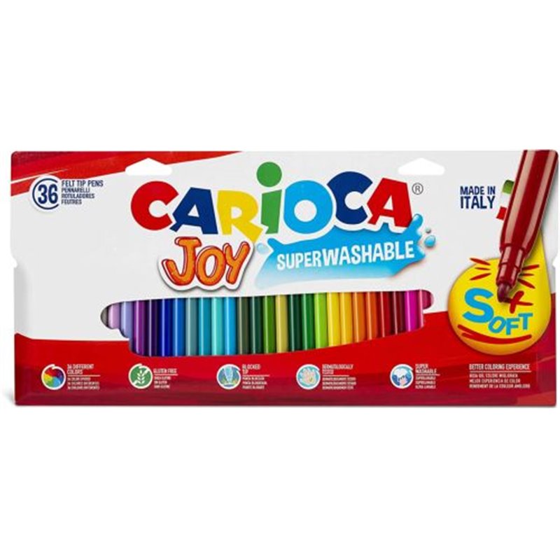 CARIOCA JOY BOLSA DE PAPEL 36UDS ROTULADORES