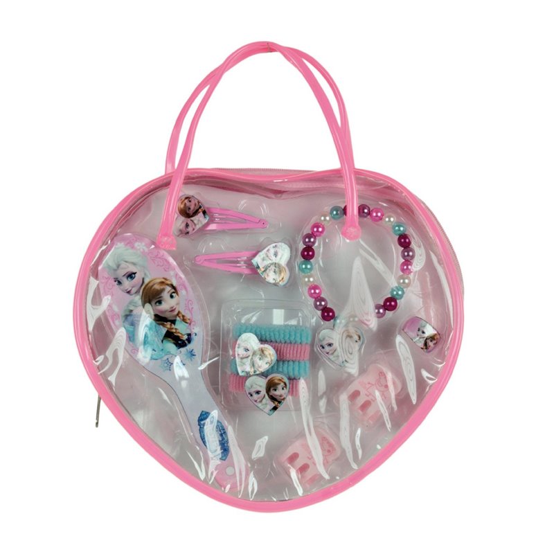 BOLSO ACCESORIOS PARA PELO FROZEN ROSA