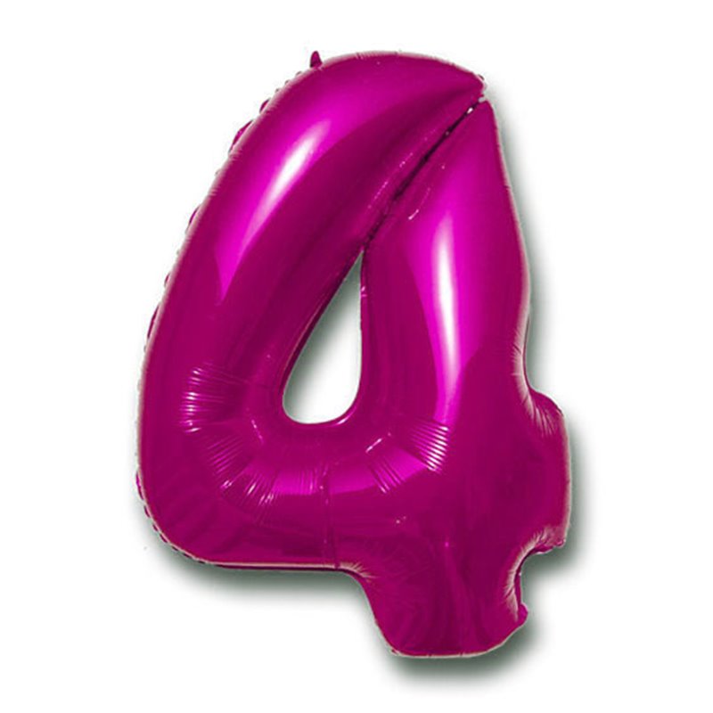 GLOBO NUMERO INFLABLE -  60 CM