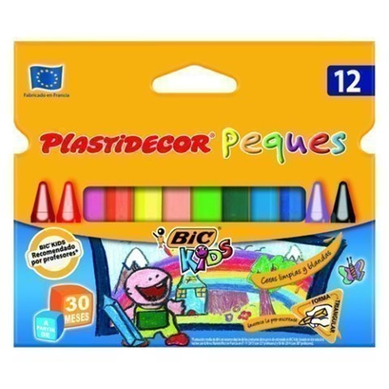 BIC PlastiDecor laápiz de color Multicolor 12 pieza(s)