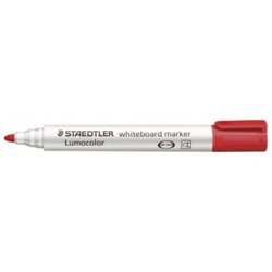 MARCADOR PIZARRA LUMOCOLOR MARKER 351 TRAZO 2MM. ROJO STAEDTLER 351-2