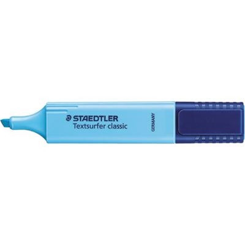 MARCADOR FLUORESCENTE TEXTSURFER CLASSIC 1-5MM. AZUL STAEDTLER 364-3