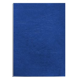 PACK 50 PORTADAS CARTON A4 750 GR. AZUL FELLOWES 5135901