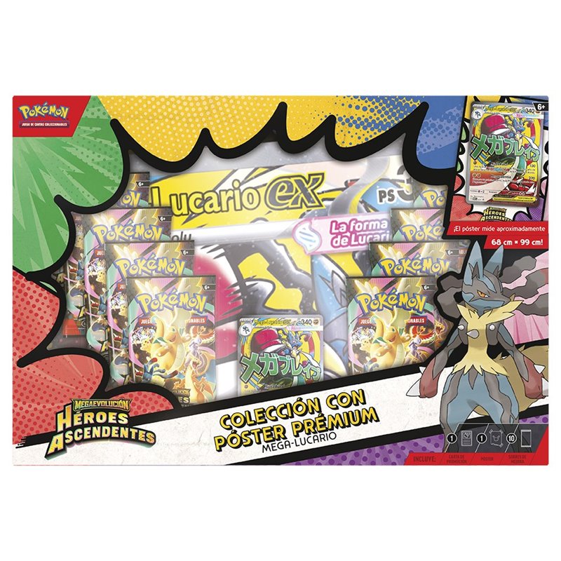 (PREPEDIDO) POKEMON TCG - Q1 PREMIUM POSTER COLLECTION-HEROES ASCENDENTES