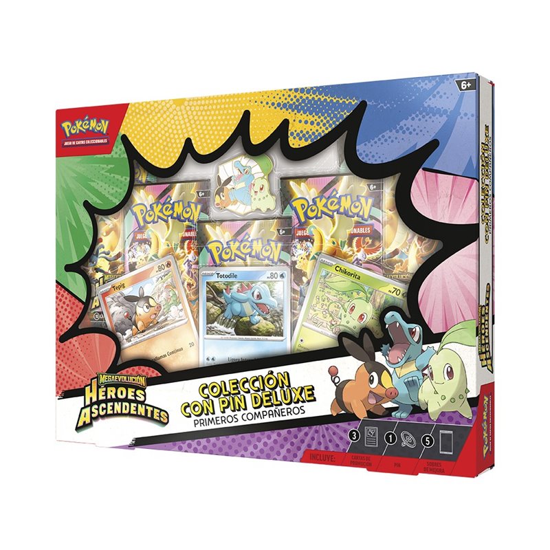 (PREPEDIDO) POKEMON TCG-CAJA COLECCION PIN DELUXE-HEROES ASCENDENTES-MARZO 26
