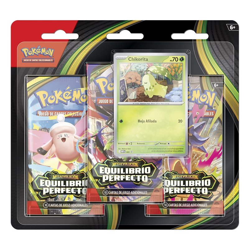 (PREPEDIDO) POKEMON TCG PACK 3 SOBRES-EQUILIBRIO PERFECTO-MARZO 26