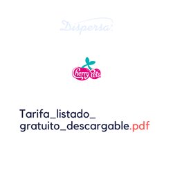 LISTADO TARIFA CHERRY PETS 2026