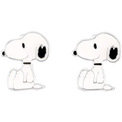 Pendientes Snoopy Peanuts plata
