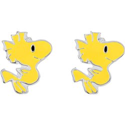 Pendientes Woodstock Snoopy Peanuts plata