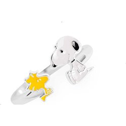 Anillo pie Snoopy Peanuts plata