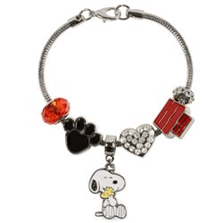 Pulsera charms Snoopy Peanuts