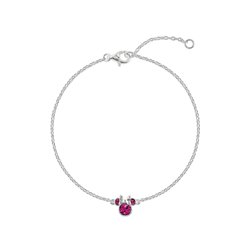 Pulsera Octubre Minnie Disney plata