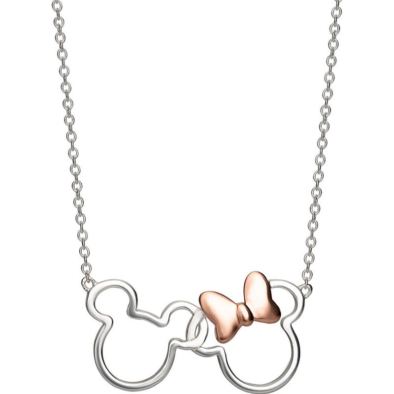 Colgante Mickey & Minnie Disney plata