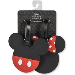 Set 2 Etiquetas de Equipaje Mickey & Minnie Disney