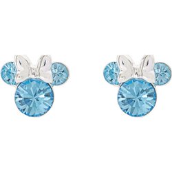 Pendientes Marzo Minnie Disney plata