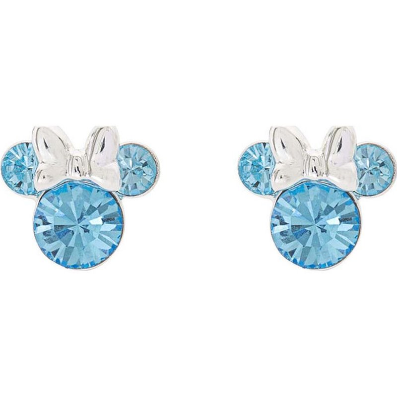 Pendientes Marzo Minnie Disney plata