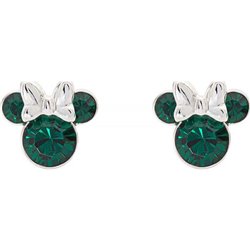 Pendientes Mayo Minnie Disney plata
