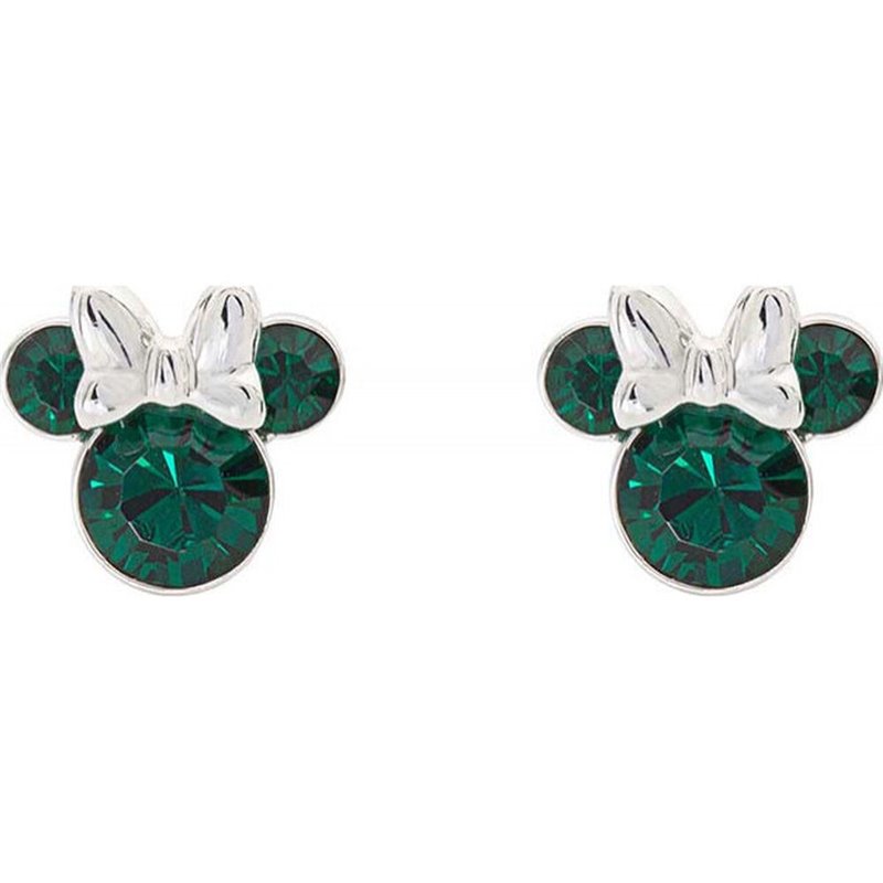 Pendientes Mayo Minnie Disney plata