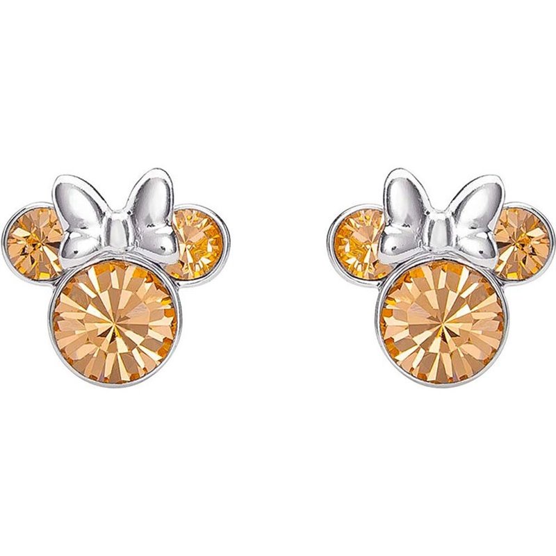 Pendientes June Minnie Disney plata