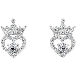 Pendientes Abril Princesas Disney plata
