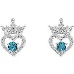 Pendientes Marzo Princesas Disney plata