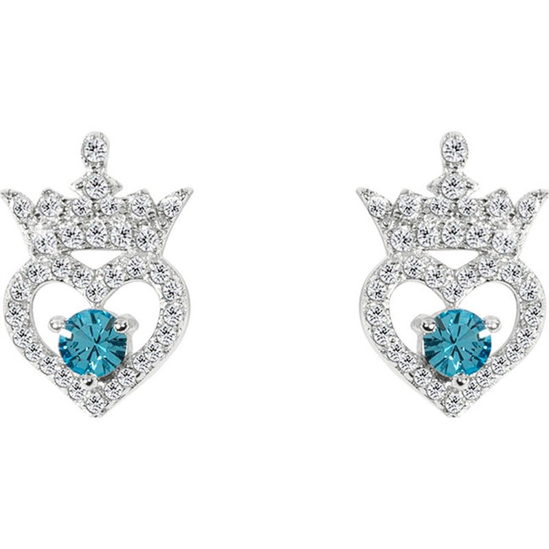 Pendientes Marzo Princesas Disney plata