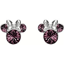 Pendientes Febrero Minnie Disney plata